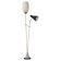 Mid-century floor lamp attributed to Hans Bergström for Ateljé Lyktan, Sweden 1950.
