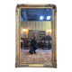 Miroir de style Napoléon III en bois doré