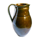 Pitcher of sandstone glaze degraded with chestnut and ochre