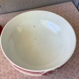 Salad bowl Digoin Cibon Ironstone floral decoration