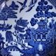 6 bols en porcelaine anglaise bleue Willow