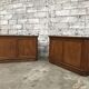 Old comtpoirs early twentieth double sided delicatessen coffee bar