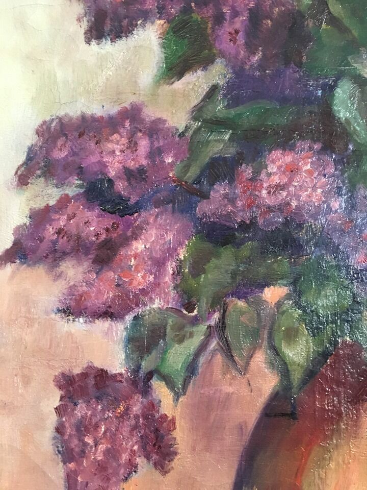 Painting oil XIX ieme