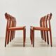 Niels Otto Moller Set of 8 Model 79 Dining Chairs in Rosewood and Leather for JL Mollers 1966