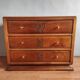 Commode Art Déco en noyer massif – années 1920-30 – grande taille