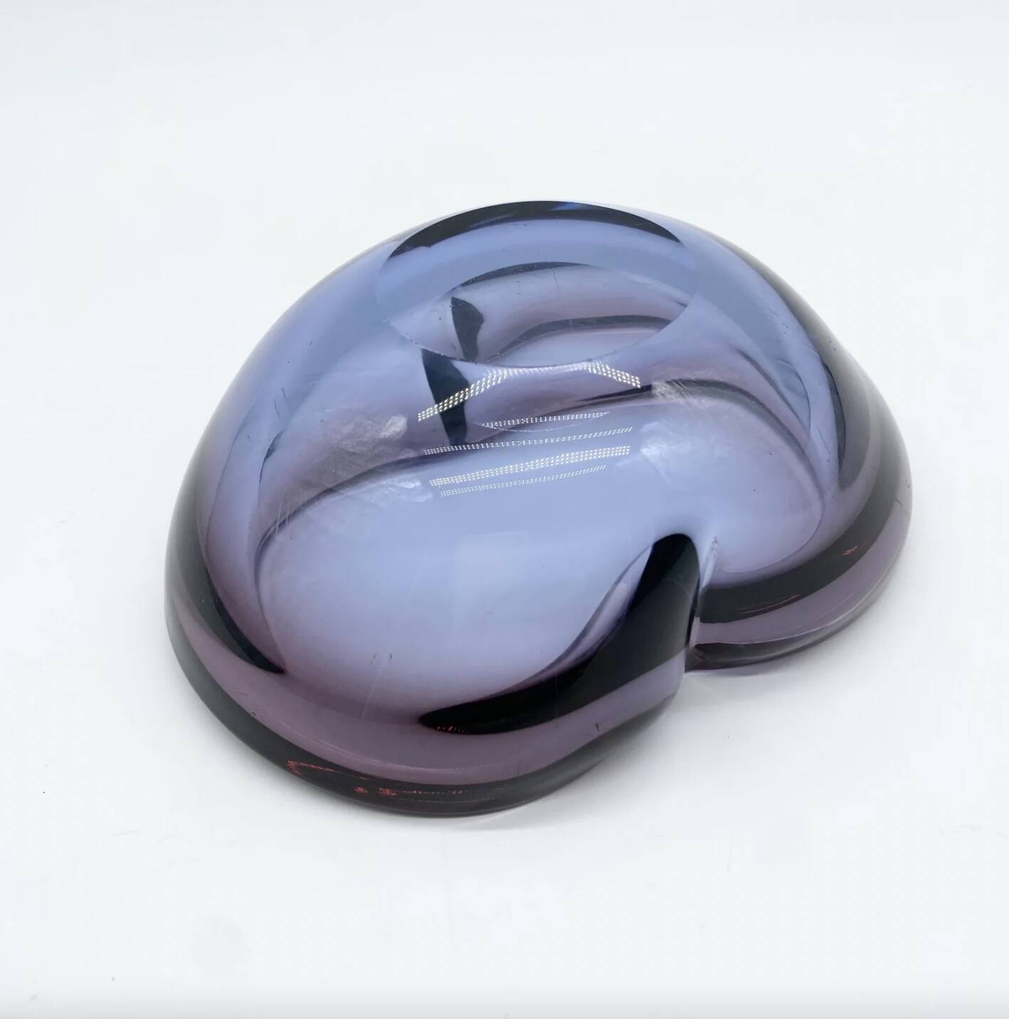 Cendrier « Blue Velvet » / Murano Sommerso – 1960–70s