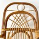 Fauteuils à bascule pour enfants en bambou, style moderne du milieu du siècle, Italie, années 1960