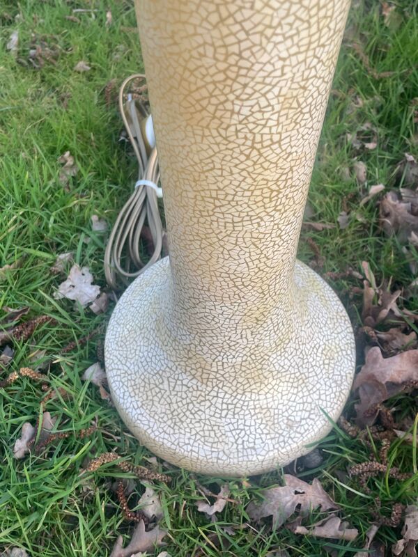 Lampe d'ambiance, modèle d'exposition design italien, fibre de verre vers 1970 - 121 cm