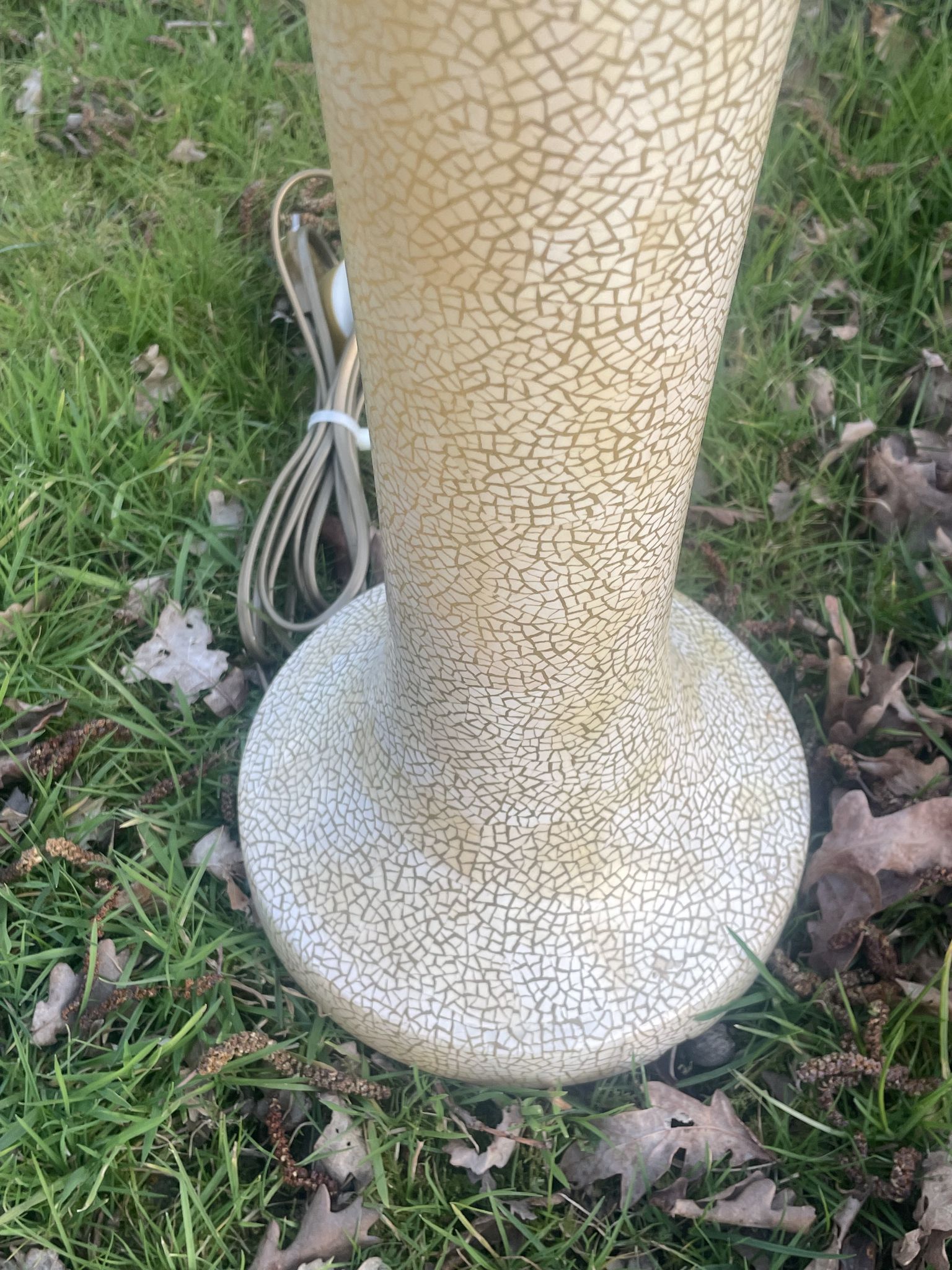 Atmosphere lamp, Italian design exhibition model, fiberglass circa 1970 - 121 cm