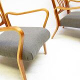 Two 1950s "Linden" Lounge Chairs in Teak by G A Jenkins