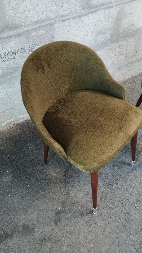 Chaises moumoute 60's