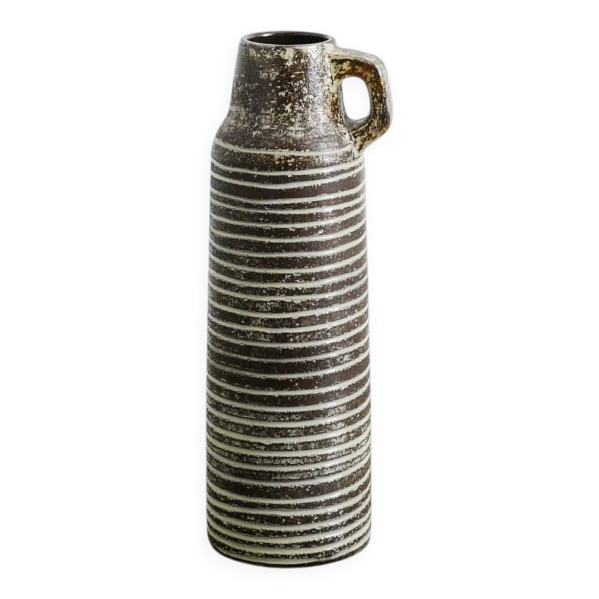 Swedish Mid Century Cylindrical Floor Vase by Ingrid Atterberg, 1950s