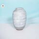 Light blue vintage vase Scheurich 185-39, 60s Japandi vase