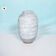 Vase vintage bleu clair Scheurich 185-39, vase Japandi 60s