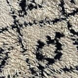 Berber hallway carpet Beni Ouarain white