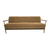 Scandinavian teak daybed sofa 70"