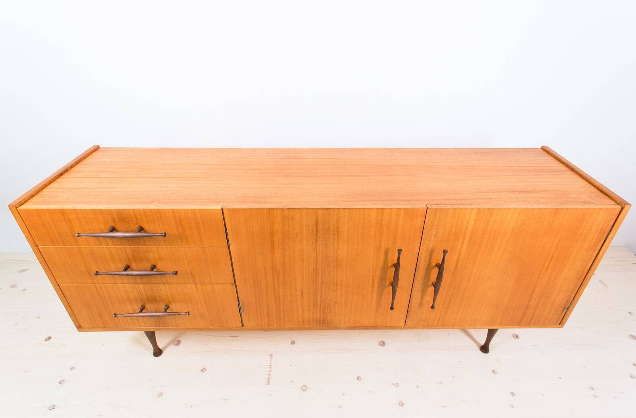 Marian Grabiński sideboard for Jarocin furniture factory, mid-century modern elegance, 1950s