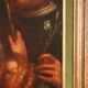 Ancient painting of the Virgin and Child on canvas from the 17th century.