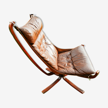 Fauteuil "falcon" par Sigurd Ressell  pour Vatne Møbler, années 1970