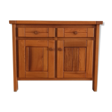 Elm sideboard Maison Regain, 80's