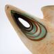 Sculptural studio ceramic Art vase by Ceramist Nikos Dazelidis, Greece 1960s