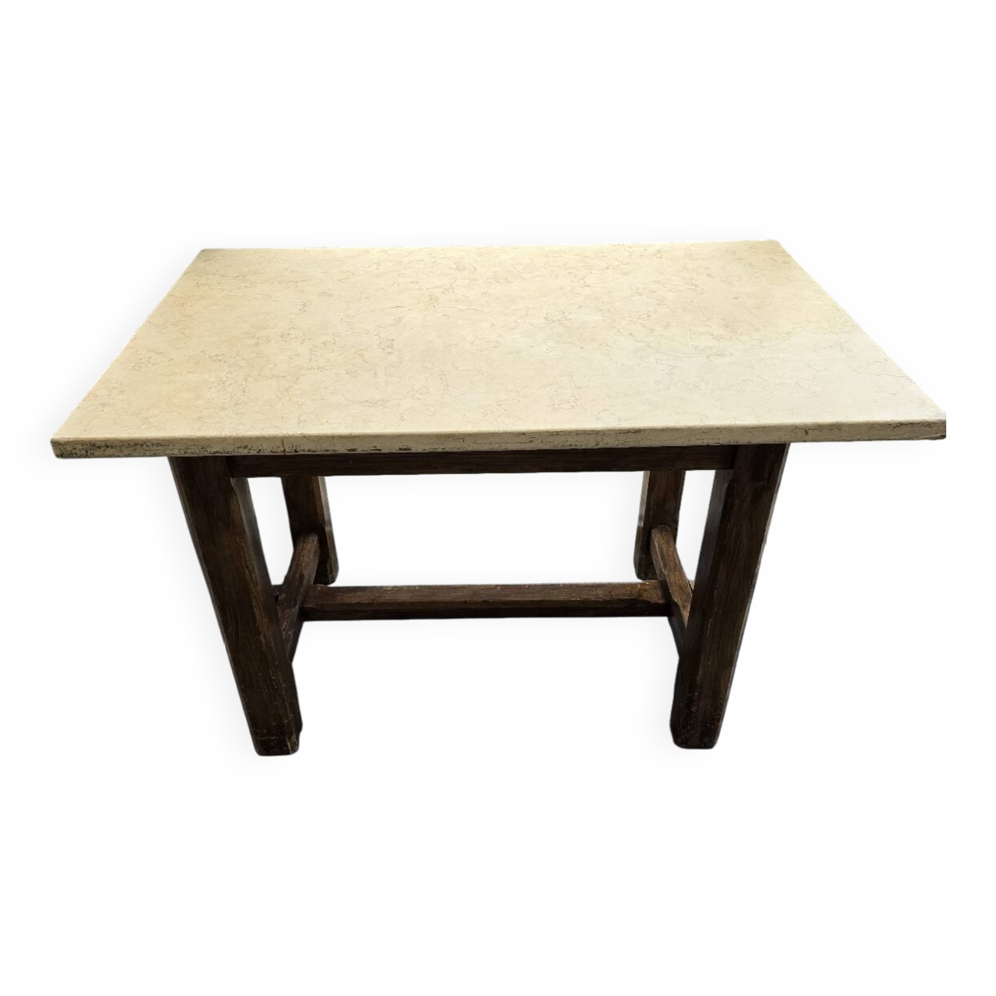 Small farm table with granite top