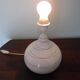 Enamelled ceramic lamp foot