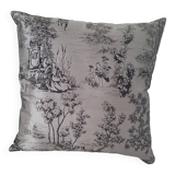 Housse de coussin en soie