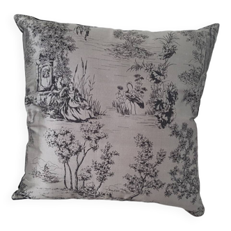 Housse de coussin en soie