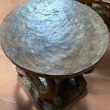 African tribal ensemble of 4 pieces of furniture for dignitaries of the Kingdom of Dahomey, Benin.