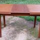 Oval dining table + extension in vintage Scandinavian style