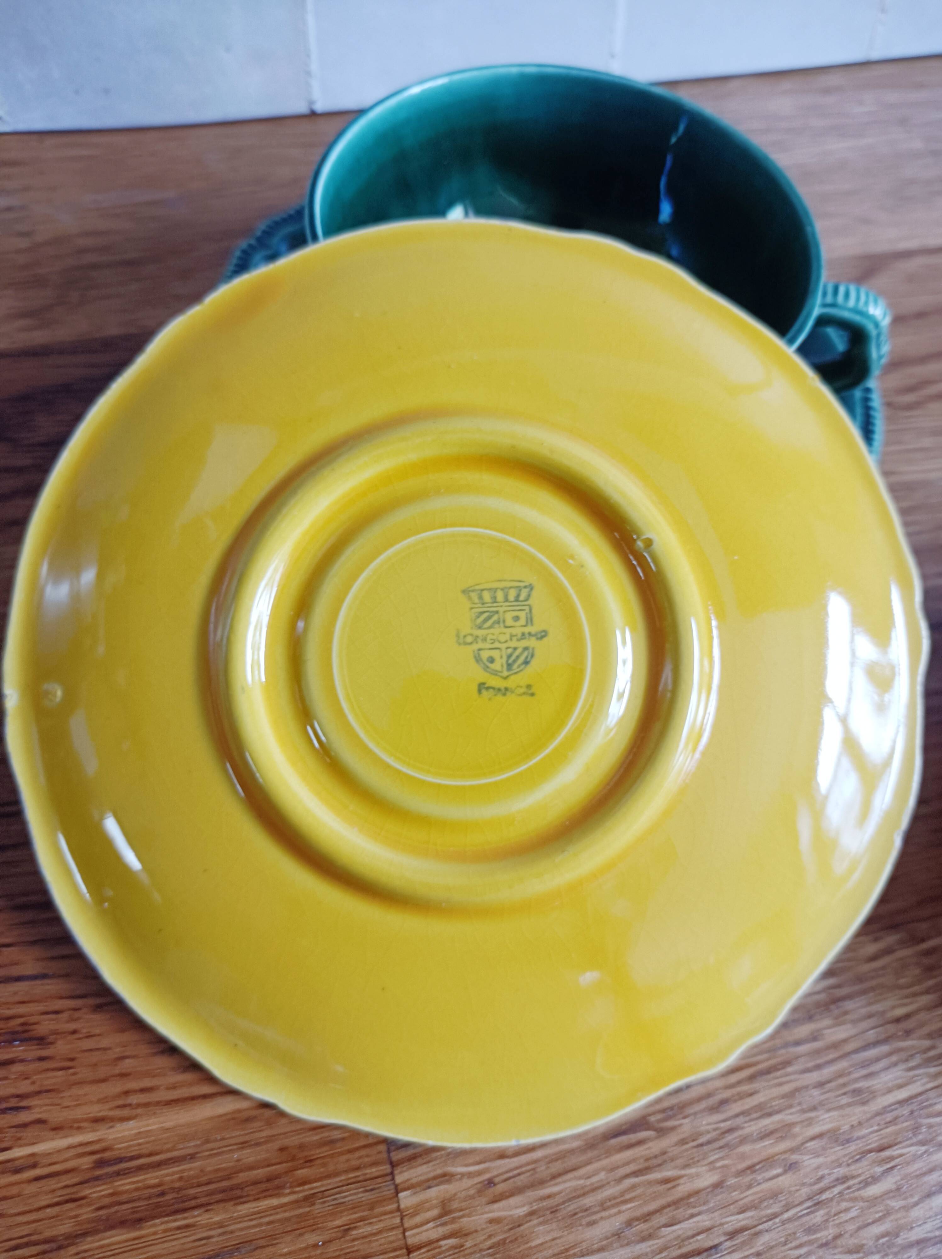 Lot de 8 tasses à café Longchamp multicolore