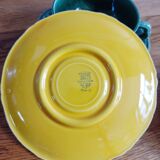 Set of 8 Longchamp multi-colored coffee cups