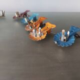 15 vintage clip-on candle holders