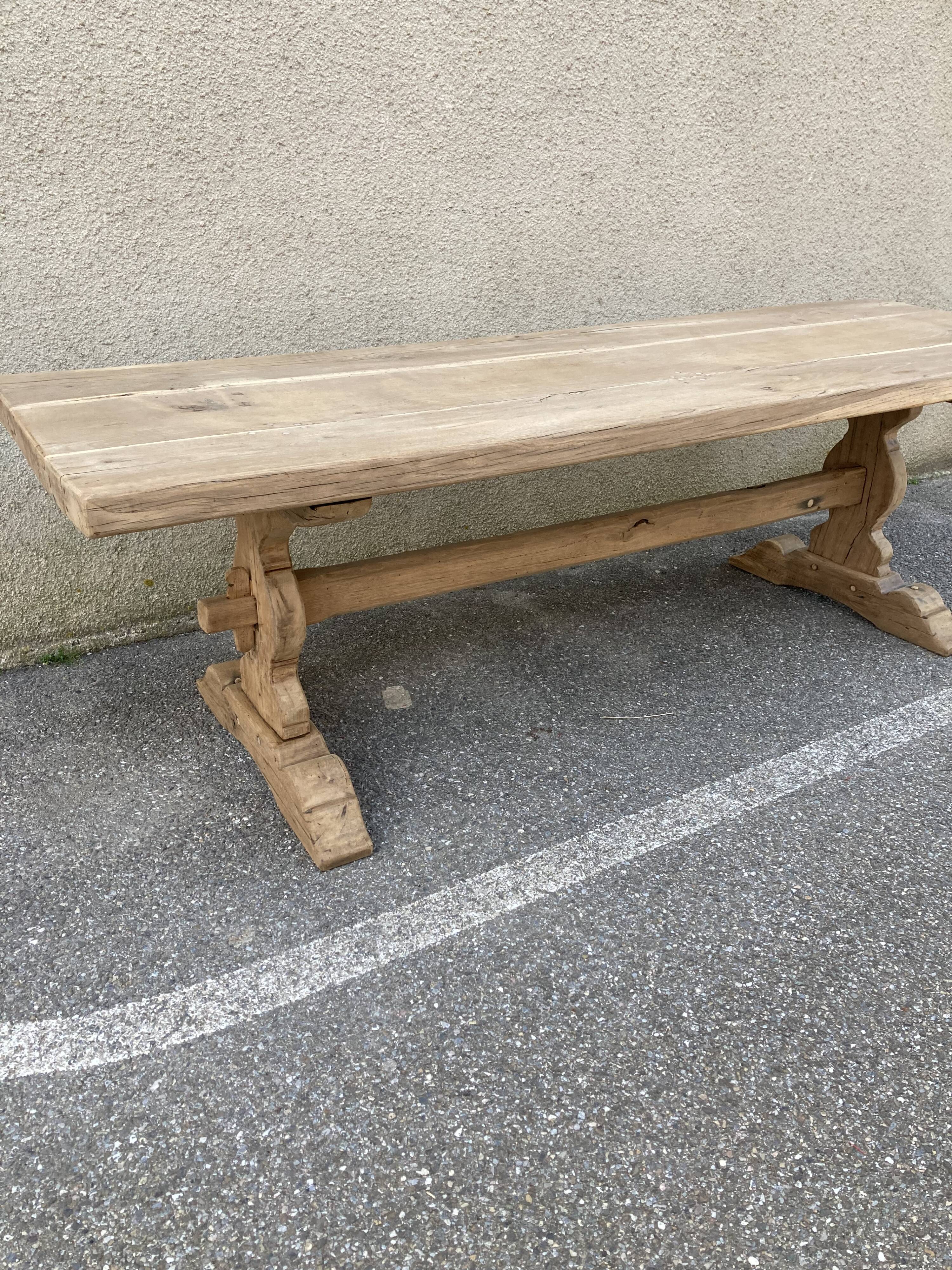 Table monastère en chêne