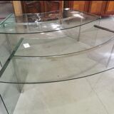 2 glass desks by Radice & Gallotti, 1970