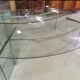 2 glass desks by Radice & Gallotti, 1970