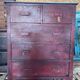 Antique teak chest of drawers