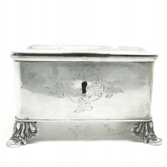 Biedermeier Sugar Bowl with Box