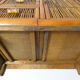 Meuble d'appoint chiffonnier en rotin bambou ethnique vintage