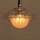 Vintage glass hanging lamp by Peill & Putzler, 1960