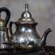 Silver-Plated Coffee Set with Tray, 1920s, Set of 6