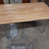 Table vintage en hêtre massif