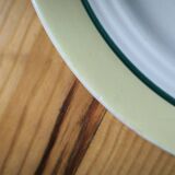 Set of 3 vintage ceranord st Amand semi-vitrified plates, Nice model