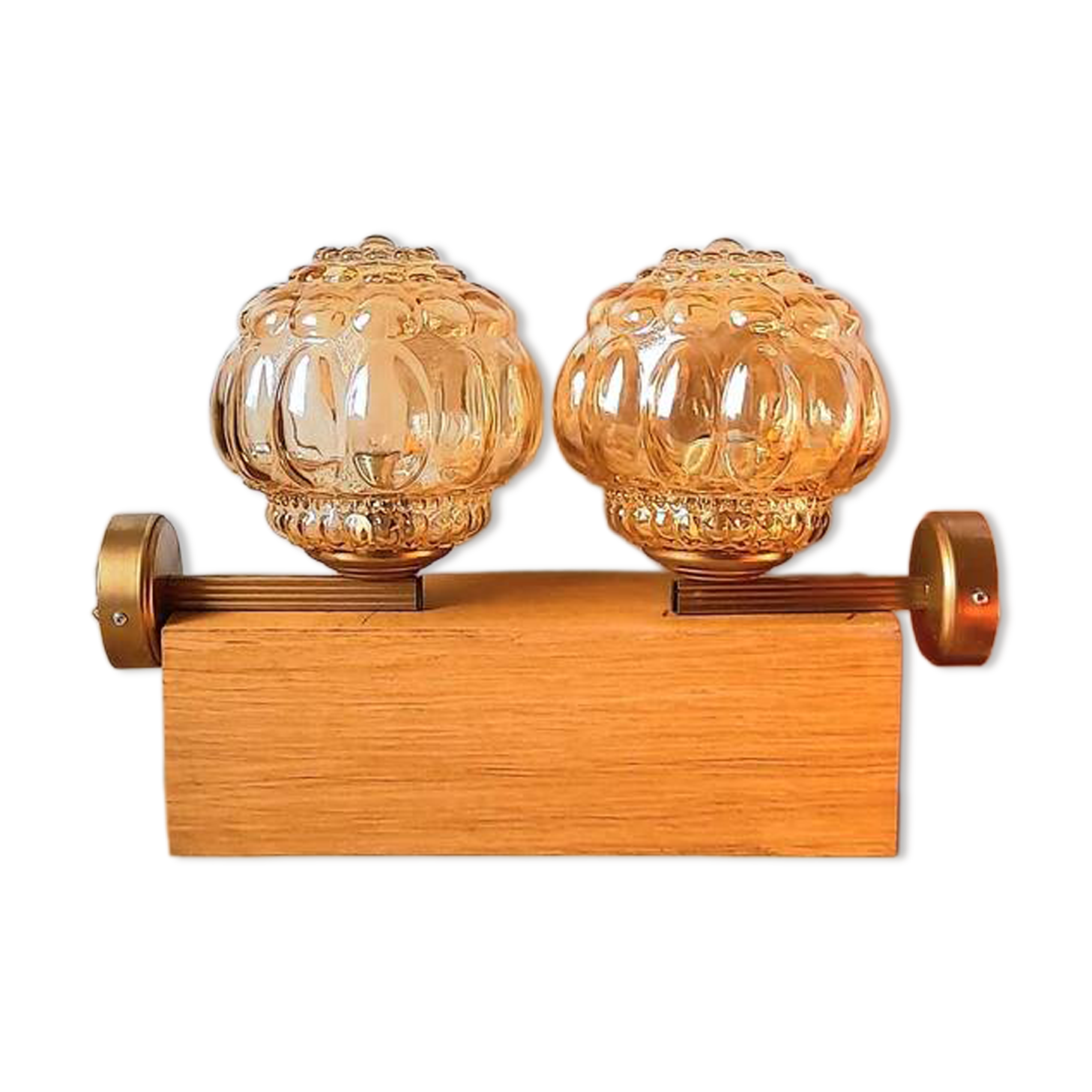 Pair of bubble wall lights by Helena Tynell from the 70s.