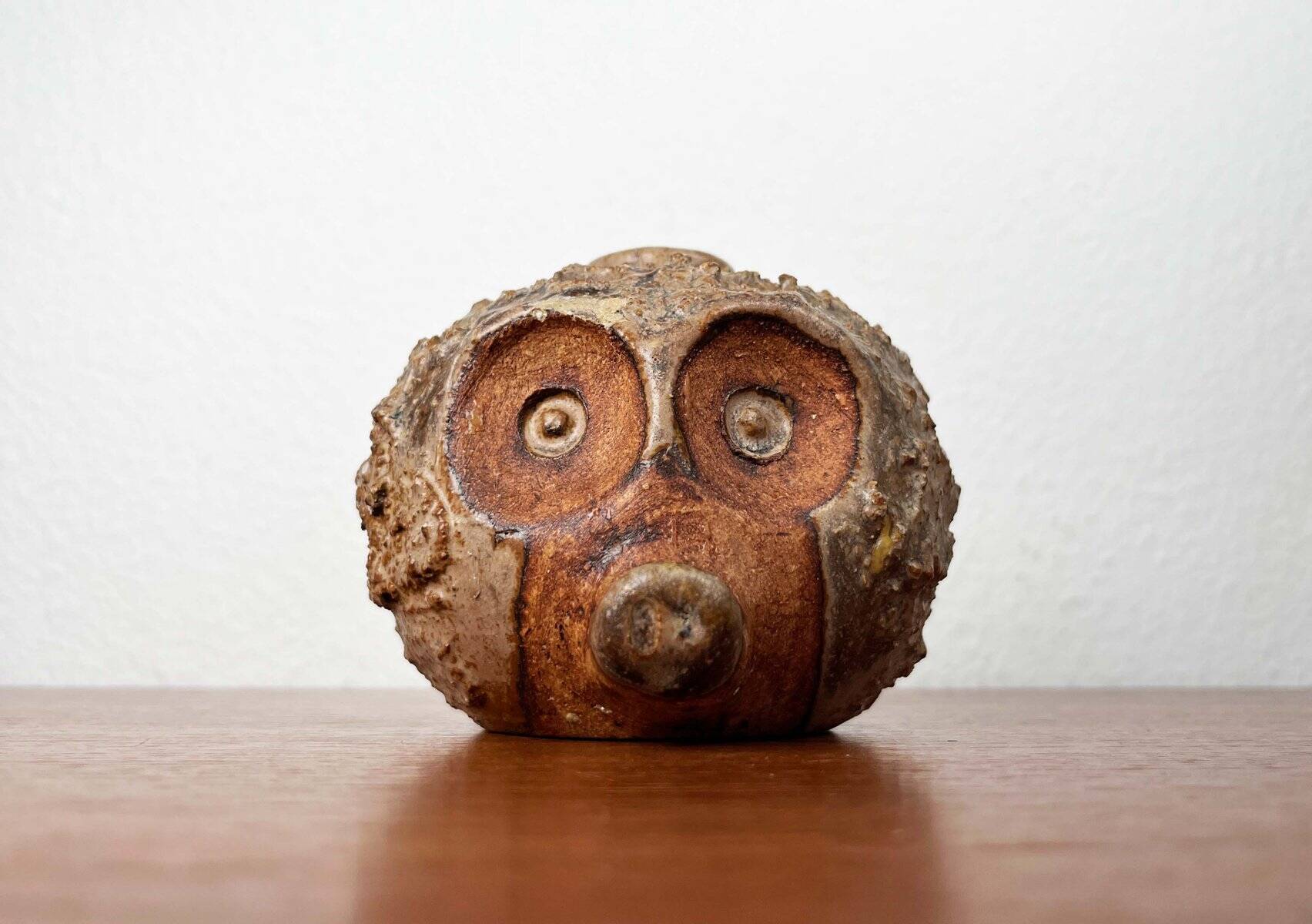 Mid-Century Modern Danish Studio Pottery Hedgehog Candleholder from Sejer Keramik, 1960s
