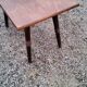 Coffee table of the 60s brutalist compass feet stamped M.G