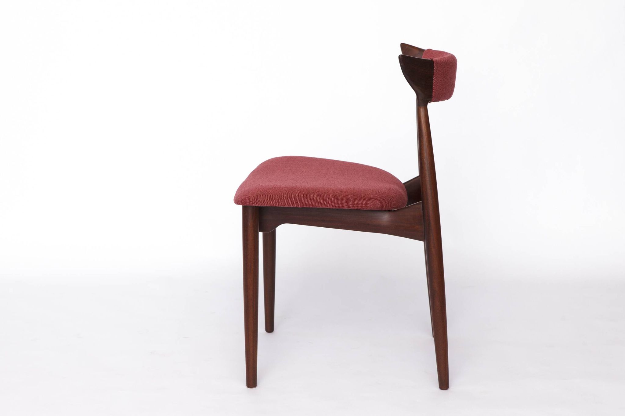 Vintage Cow Horn Chair – 1960s/1970s Danish Teak Dining or Desk Chair, Bord