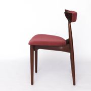 Vintage Cow Horn Chair – 1960s/1970s Danish Teak Dining or Desk Chair, Bord