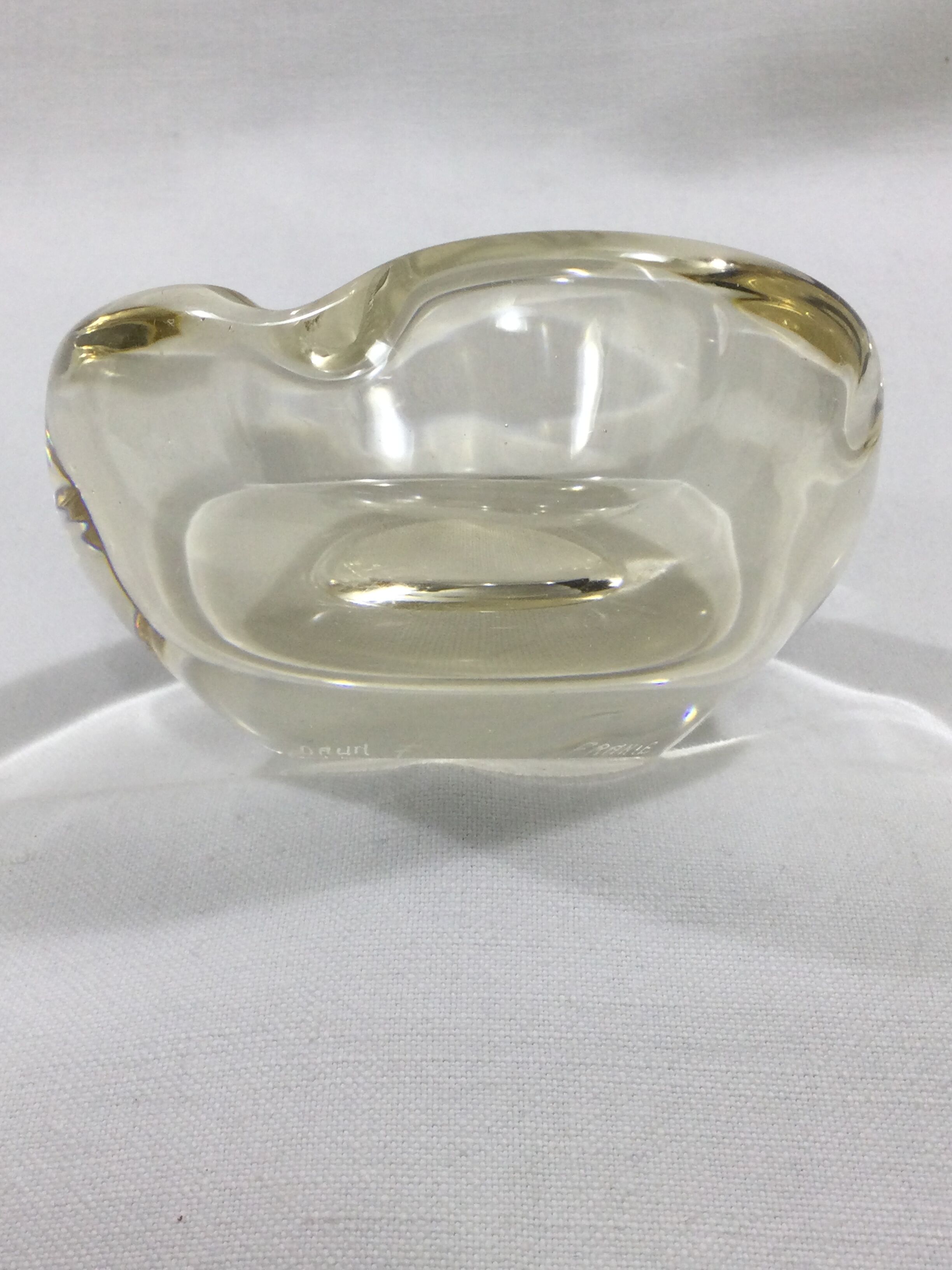 Cendrier en cristal de Daum